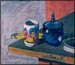 Tasse, blaue Dose/Cup, Blue Box